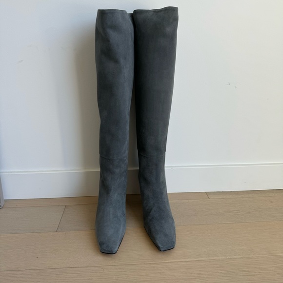 NEIL J RODGERS - GRAY SUEDE MEG BOOT SIZE 39.5 - Picture 2 of 8